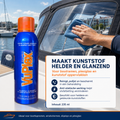 VuPlex Plastic Cleaner & Anti-Static Polish 235 ml – Reiniger en Polish voor Bootramen, Plexiglas & Kunststof