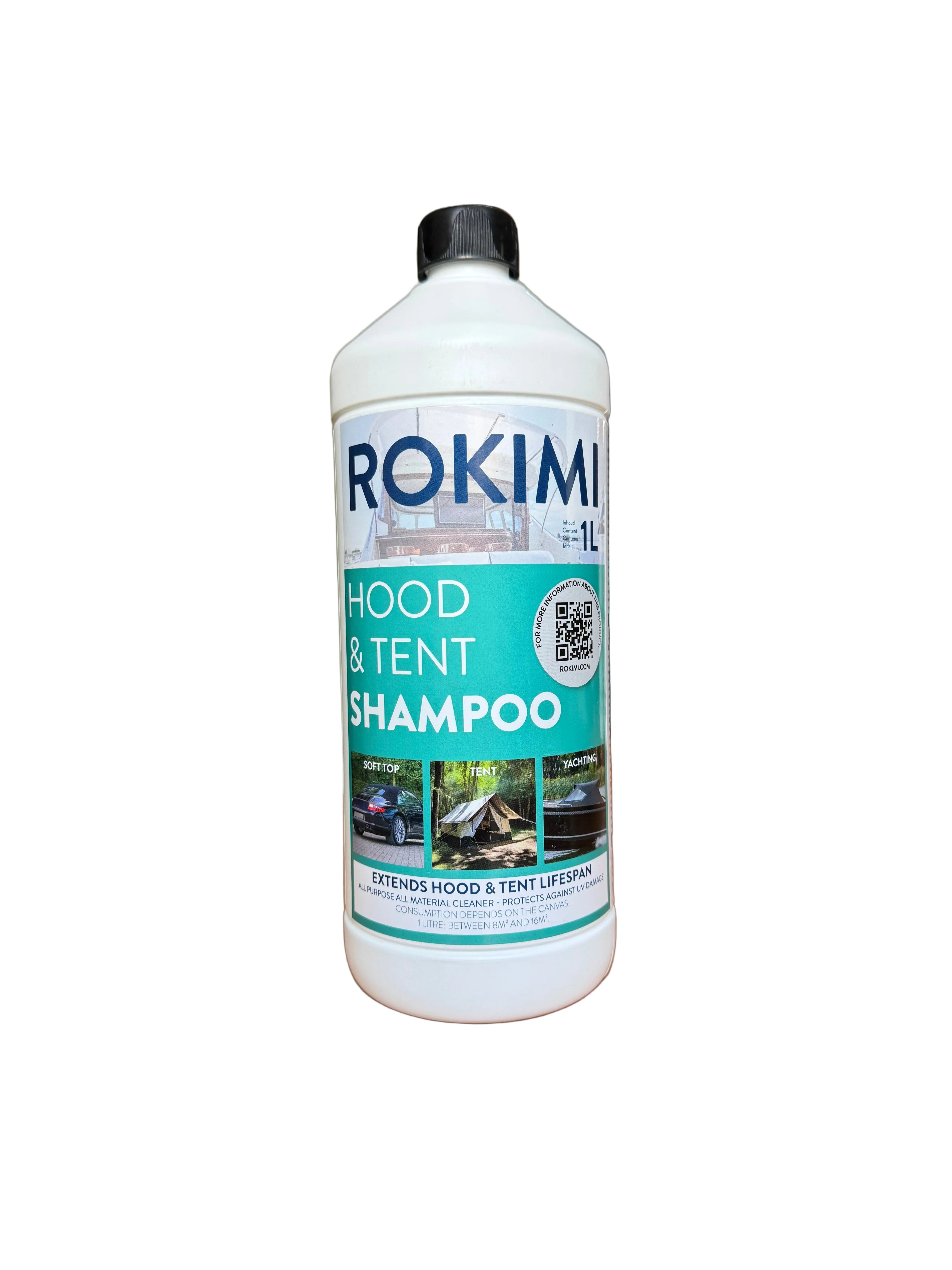 ROKIMI Hood & Tent Shampoo 1L – Reiniger voor Bootkap, Tentdoek & Cabriodak