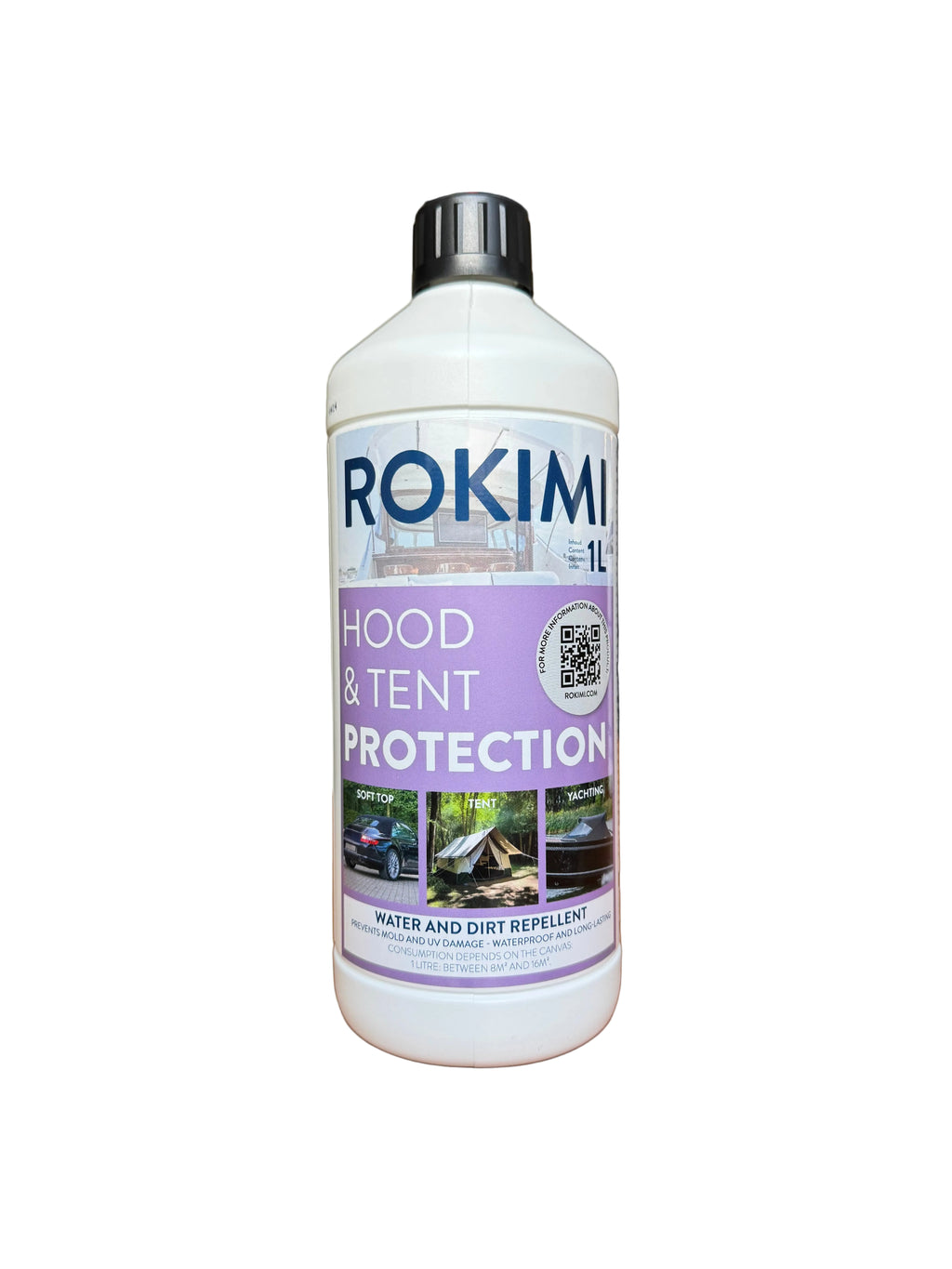 ROKIMI Hood & Tent Protection 1L – Impregneermiddel voor Bootkap, Tent & Cabriodak