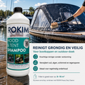 ROKIMI Hood & Tent Shampoo 1L – Reiniger voor Bootkap, Tentdoek & Cabriodak