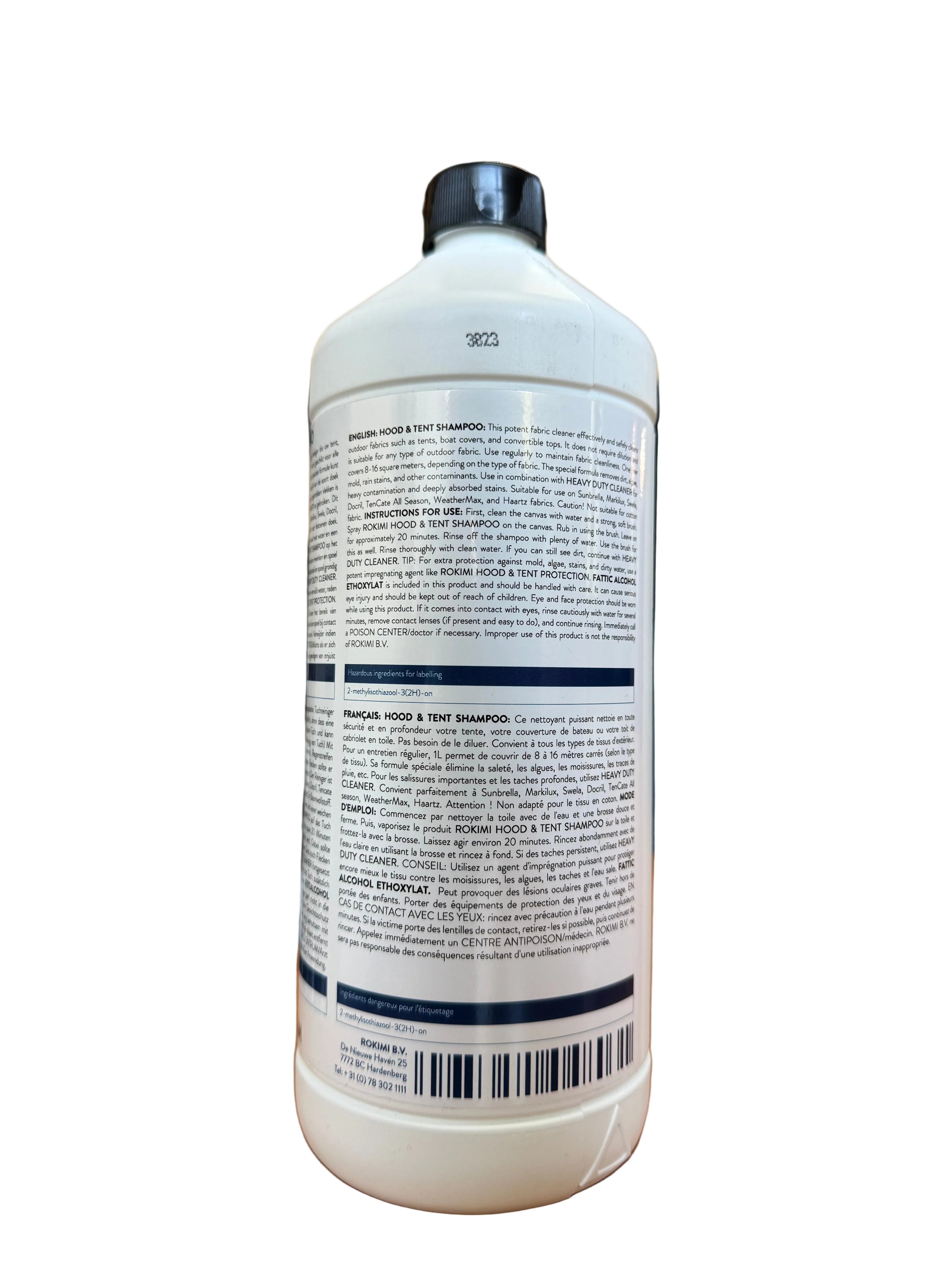 ROKIMI Hood & Tent Shampoo 1L – Reiniger voor Bootkap, Tentdoek & Cabriodak
