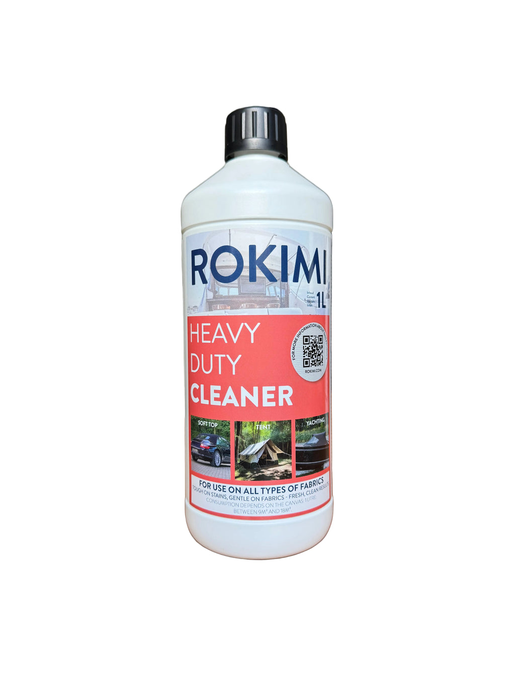 ROKIMI Heavy Duty Cleaner 1L – Krachtige Reiniger voor Bootkap, Tentdoek & Cabriodak