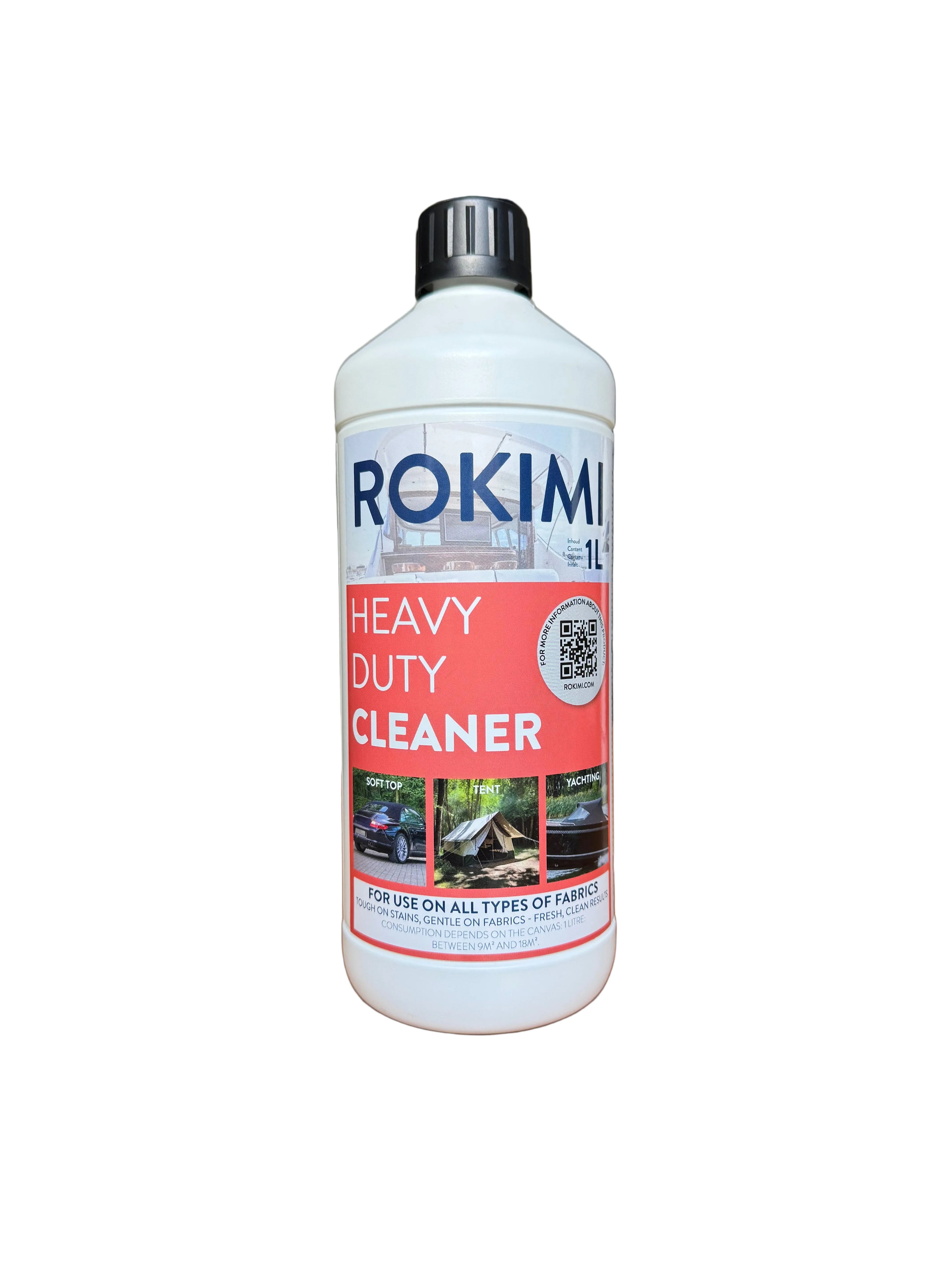 ROKIMI Heavy Duty Cleaner 1L – Krachtige Reiniger voor Bootkap, Tentdoek & Cabriodak