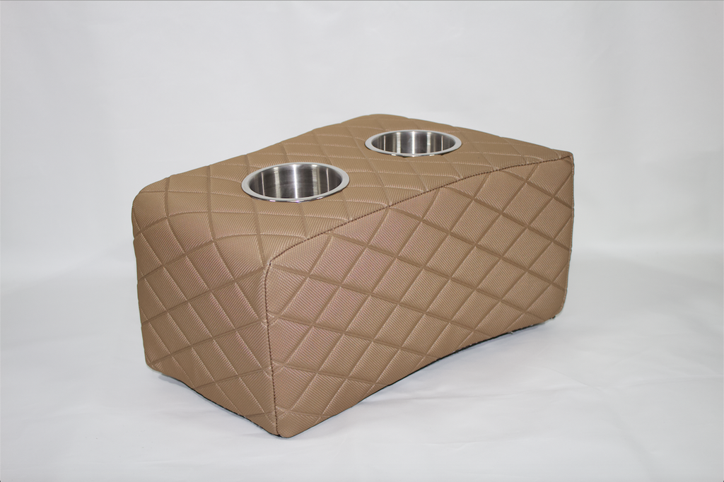 Armsteun Kussens met twee RVS Bekerhouders - Luxe