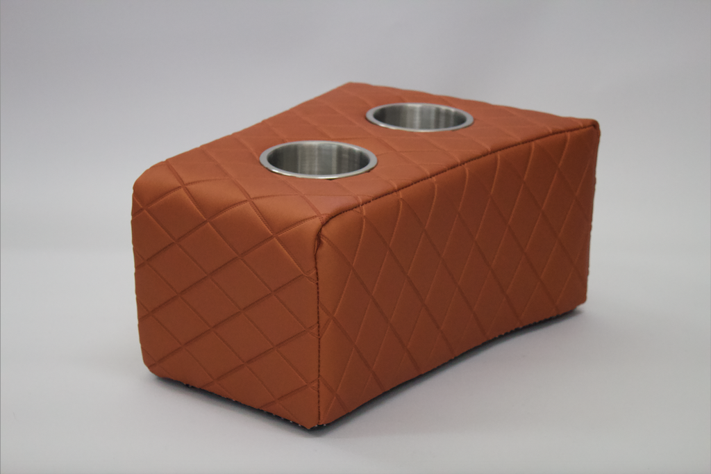Armsteun Kussens met twee RVS Bekerhouders - Luxe