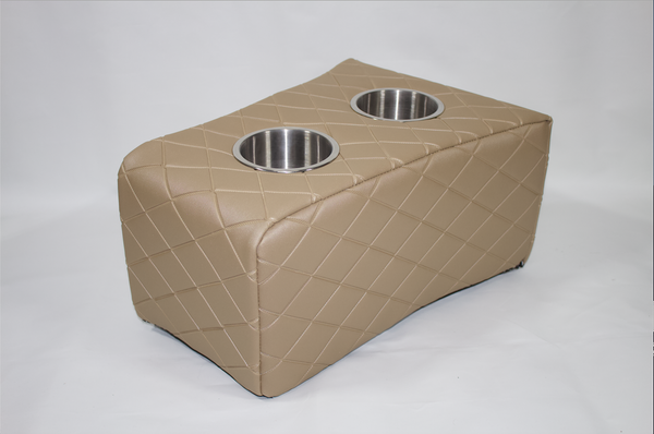 Armsteun Kussens met twee RVS Bekerhouders - Luxe
