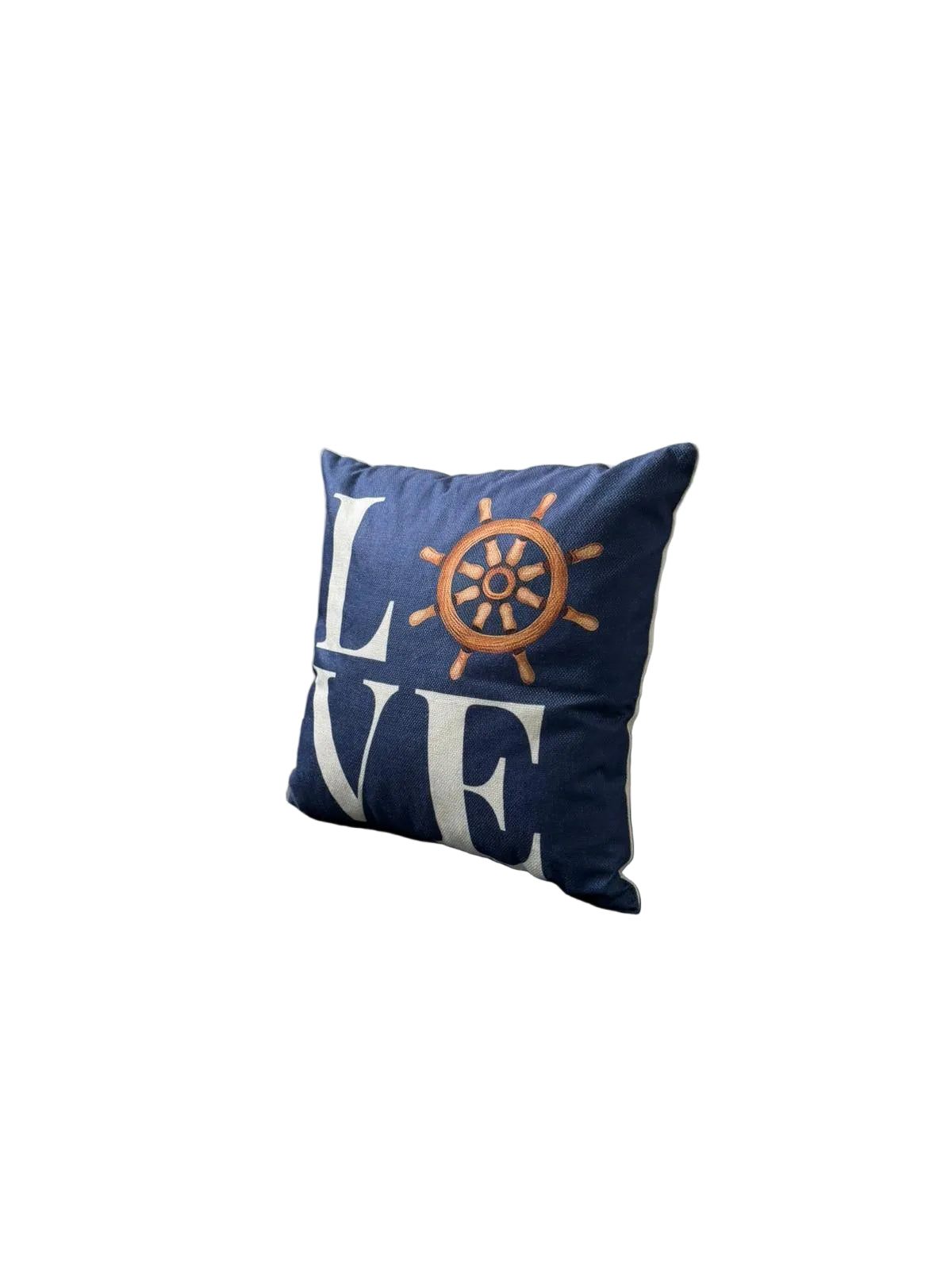Bootkussen Love Blauw – 40x40 cm - 'Love'