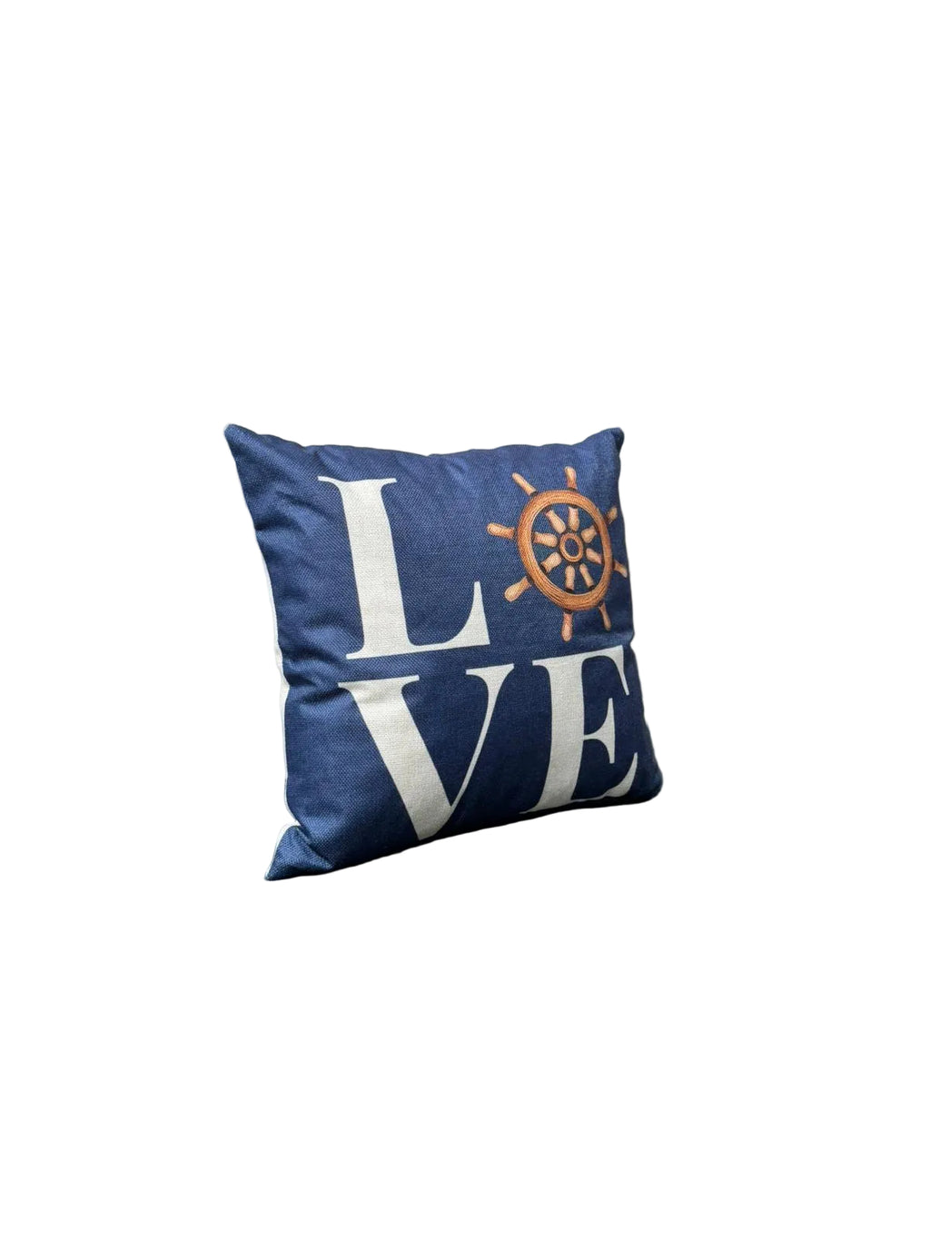 Bootkussen Love Blauw – 40x40 cm - 'Love'