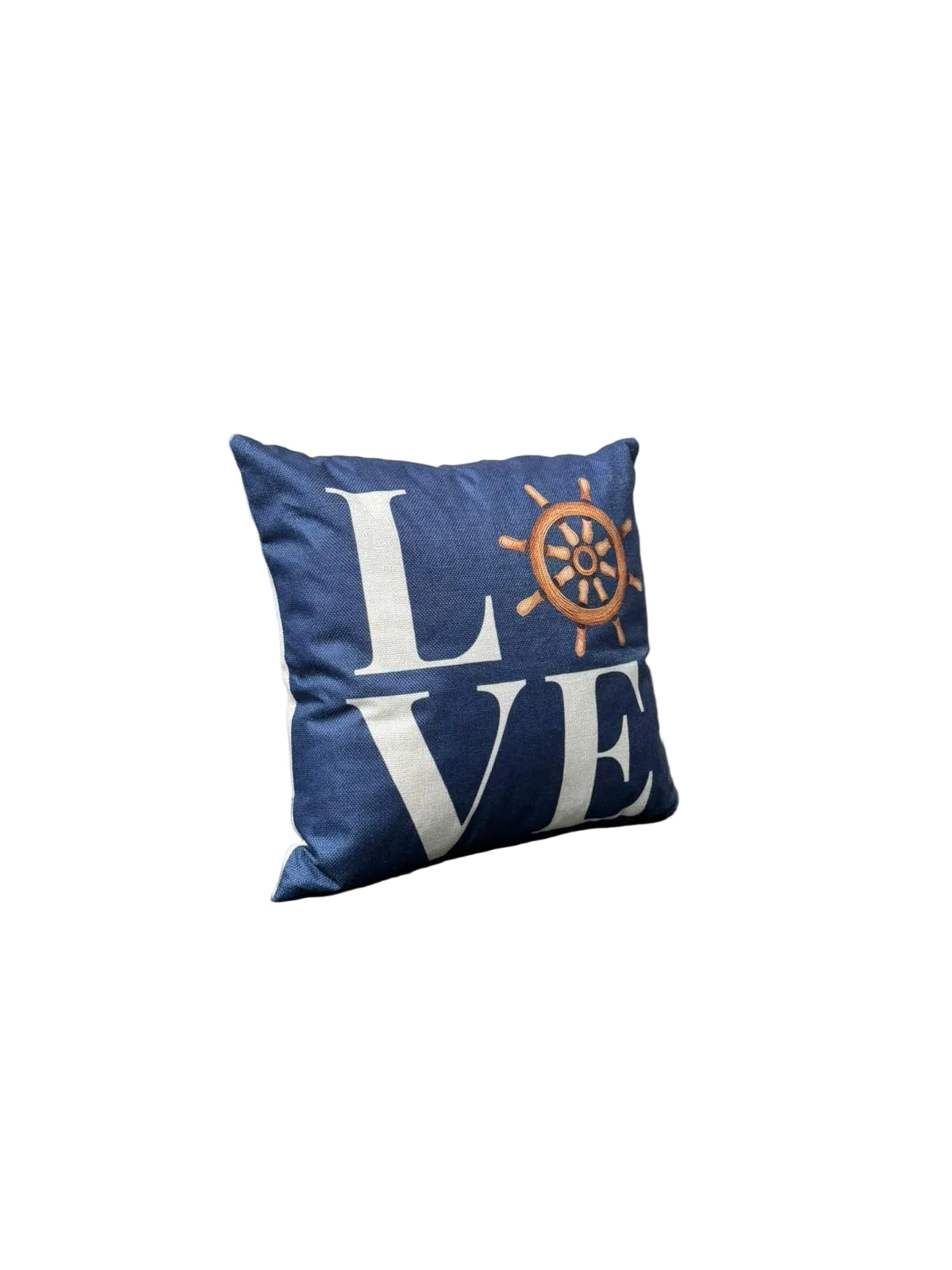 Bootkussen Love Blauw – 40x40 cm - 'Love'