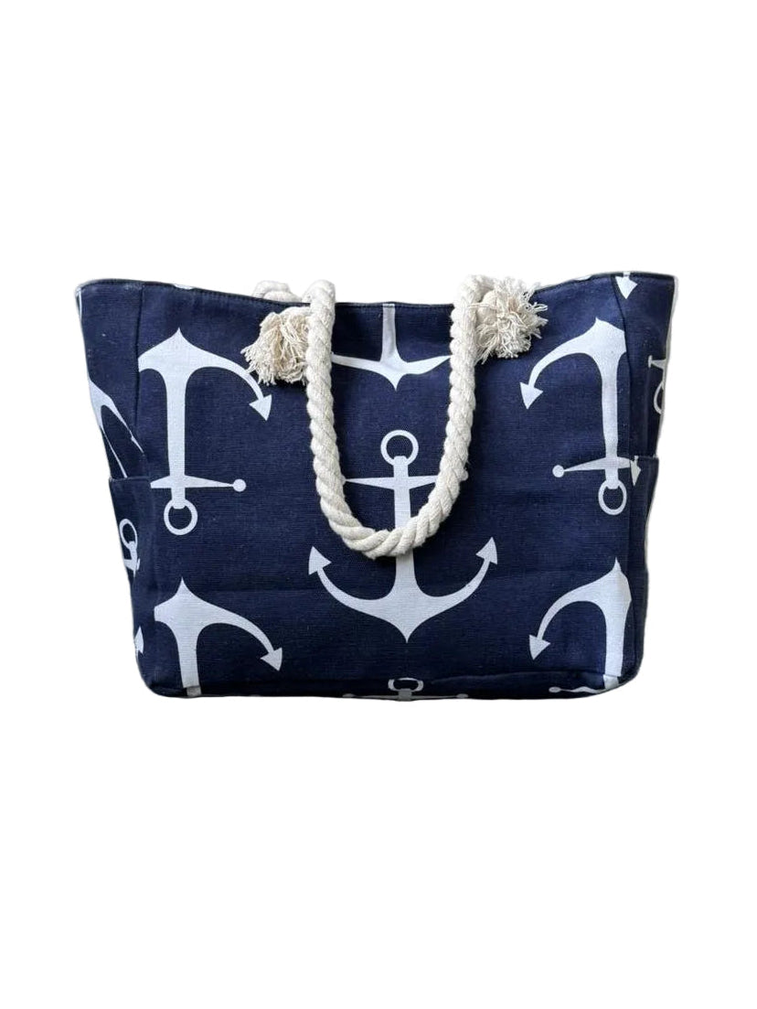 Maritieme Tas Anker Blauw – 50 x 15 x 35 cm