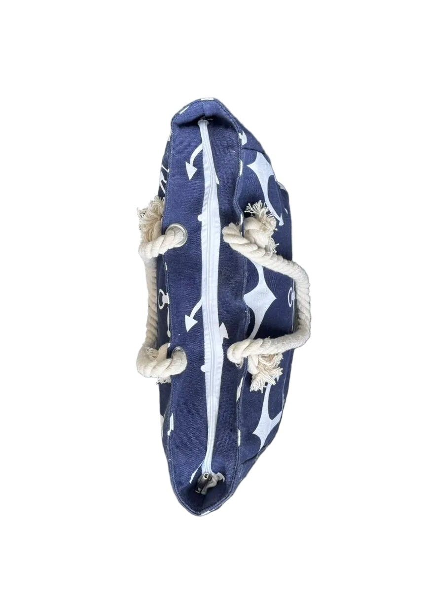 Maritieme Tas Anker Blauw – 50 x 15 x 35 cm