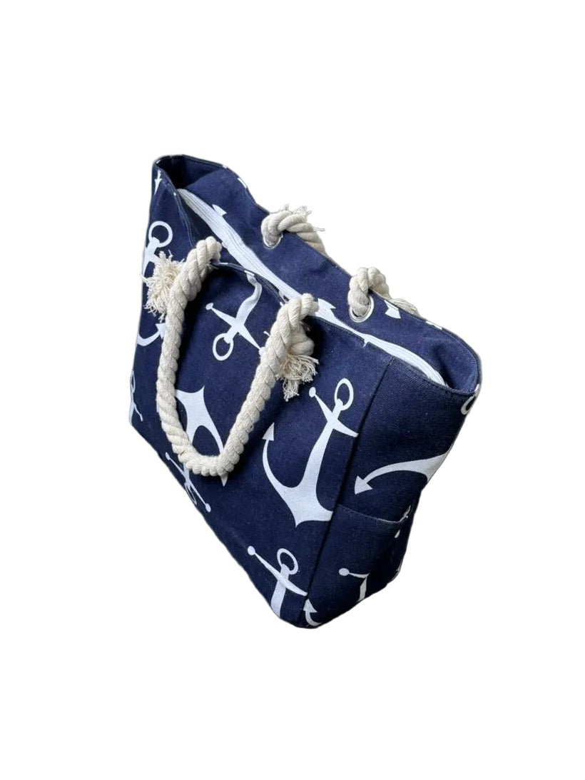 Maritieme Tas Anker Blauw – 50 x 15 x 35 cm